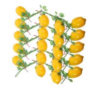Toddmomy 5pièces Décoration Suspendue Citron Artificiel Pour Ferme Et Jardin Modèles De Fruits Réalistes Mousse Légère Et