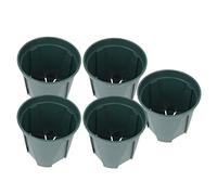 Toddmomy 5pièces Pots De Plastique Respirants avec De Jardinières Arrondies pour Orchidées Roses Et Plantes Intérieur Design Et