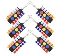 Toddmomy 6 Ensembles Golf Tee Holder Portable Organizer Bag with Clip for Golf Cart Storage Lightweight Secure Tee Holder and Training Aid for Men Women