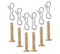 Toddmomy 6 Ensembles Jeu de Goupilles de Cisaillement Inoxydable pour Accessoires Durables Pratiques pour Remplacement