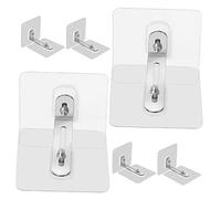 Toddmomy 6 Pièces Boucle fixe enfant ancrage mural anti-basculement pour meubles protecteur ancre de sécurité pour meubles ancrages anti-chute de meubles Acier inoxydable