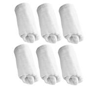 Toddmomy 6 Pièces couche de débarbouillettes pour bébé bavoirs bébé garçon Organisateur de caddie en couches pipi réutilisables pour chiens rot tissu blanche