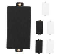 Toddmomy 6 Pièces Electric Guitar Humbucker Pickup Covers Matte Abs With Ears For Stable Signal Transmission And Enhanced Sound Clarity And