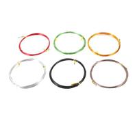 Toddmomy 6 Pièces Fil Aluminium pour Bonsaï et Bricolage Fil Entraînement Flexible Aluminium Multicolores pour Modelage et Sculpture de Plantes Jardin et DIY