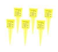 Toddmomy 6 Pièces Lot de Pluviomètres Pouce Jauge de Pluie Transparente Résistante Aux Intempéries Outil de Mesure Précis pour Pelouse Jardin et Terrasse Installation Compacte