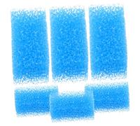 Toddmomy 6 Pièces Mousse Filtre Aquarium Haute Densité Média Filtrant Mécanique pour Poissons Support Purification Eau Remplacement Éponges pour Filtres