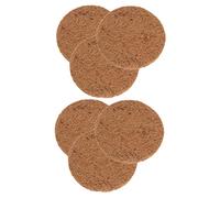 Toddmomy 6 Pièces Nid de Pigeon avec Coussin Marron Tapis de Nidification des Oiseaux doublures de Cage à Oiseaux pour Cage Pigeon œuf Coussin Pigeon Coussin œuf Tapis de pigeonnier