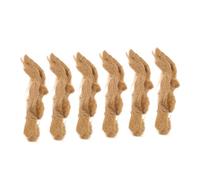Toddmomy 6 Pièces Outils Allumage Jute pour Camping Démarreurs de Feu Naturels pour Activités Plein Air Accessoires Indispensables pour Feux de Camp Barbecue et Sécurité