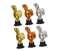 Toddmomy 6 pièces Trophées Plastique Forme de Pouce Récompenses de Reconnaissance pour Garçon Fille Enseignants Élèves et Employés Sculptures Amusantes pour Motiver et Réutilisable