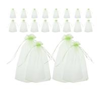 Toddmomy 60 Pièces Paquet de Protection pour Fruits Verts en Maille Résistante Cordon de Serrage, pour Protéger Raisins et Tomates Les Jardins et Vergers