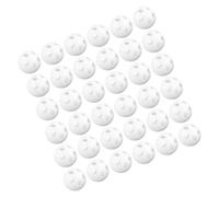 Toddmomy 60pièces Billes Blanches pour Hochets Inserts de Hochet pour Bébés Balles de Plastique pour Création de Jouets de Garçon Fille