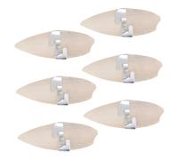 Toddmomy 6ensemble Coffret De Jouets à Mâcher Os De Seiche pour Oiseaux Et Rongeurs avec Support Métallique pour Meulage des Dents Et Apport