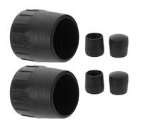 Toddmomy 6pcs Cache Pieds en Caoutchouc Noir pour Pied de Micro Diamètre 25mm, Absorption des Chocs et Support Stable, Accessoire Indispensable pour Studios D'enregistrement