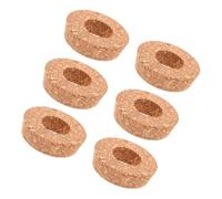 Toddmomy 6pcs Couvercles en Liège pour Vases Hydroponiques avec Trou Central, Bouchons Coniques pour Plantes Hydroponiques, Design Polyvalent, pour Micro-paysages