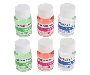 Toddmomy 6pcs solution tampon pH 4.01/6.86/9.18 pour ph-mètre numérique, stabilisation rapide, idéal pour débutants en hydroponie et aquarium