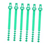 Toddmomy 6pièces Lot de Sangles De Fixation pour Piquets Arbre De Jardin Sangles De Support pour Plantes Attaches De Piquet Arbre