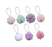 Toddmomy 7 pièces Miniatures Boules de Bain Décoratives pour Maison de Poupée Accessoires de Scène de Salle de Bain Colorés Légères et Réalistes