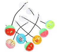 Toddmomy 7pièces Jouet Lézard Cloche Jouet Domestique pour Dragon Barbu pour Reptile Remplaçable Approvisionnement pour Reptiles Lézard Compact pour Amusant pour Résistant à Usure