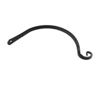 Toddmomy 8 Crochet Noir pour Fer Mural Panier en Pouces Suspendu | Patère Murale, Décoration Intérieure, Support pour Carillon Éolien et Applique Murale