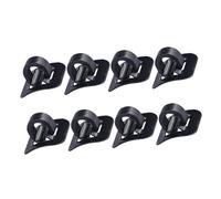 Toddmomy 8 Ensembles Kit de Clips de Fixation Câble Route Alliage Aluminium avec Base Adhésive Guide Tube de pour Freins et Passage de Câbles Compatible VTT et Cyclisme