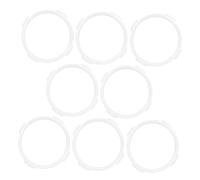 Toddmomy 8 pièces Connecteurs pour Tunnel Hamster DIY Accessoires de Cage Anneaux de Jonction Blancs Installation Rapide sans Outils Extension Habitat Rongeurs