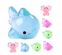Toddmomy 8 Pièces Figurines De Requins Miniatures Résine Poissons Miniatures pour Paysage De Mousse Soi-même pour Aquarium
