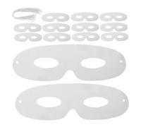 Toddmomy 80 pièces Masques Blancs Vierges pour Mascarade Décoration de Fête Masque à Peindre DIY pour Cosplay et Artisanat Créatif