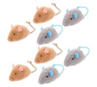 Toddmomy 8pièces Jouets Peluche pour Furry Réalistes pour Intérieur Stimule Instinct De Chasse Et De Jouets Sécurisés Et Engagés