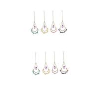 Toddmomy 8pièces Pendentifs Naturel De Chakra Pour Décoration Intérieure Et Auto Ornements Suspendus Forme De Lune