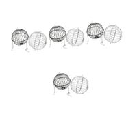 Toddmomy 8pièces Râtelier Suspendu pour Nourriture De Rongeurs Accessoire Cage pour Hamster Et Lapin Pratique Et Spacieux