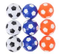 Toddmomy 9 pièces Balles de Football de Table Colorées Accessoires de Remplacement pour Jeu de Football de Table Miniature