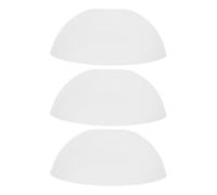 Toddmomy Abat-jour en Plastique Blanc Champignon 3pcs pour Suspension E27, Montage Simple, Diffusion Lumineuse pour Décoration Chambre