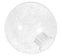 Toddmomy Abat-jour en Verre Rond Globe pour Ventilateur de Plafond G9 Installation Facile, Design Fileté Élégant pour Décoration de Salon