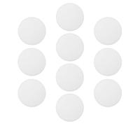 Toddmomy Abat Jour Plafond Anti-éblouissant Rond en Plastique Blanc, Diffuseur de Lumière pour LED Downlights, Installation Facile, Lot de 10 pour Éclairage Maison et Bureau