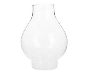 Toddmomy Abat-jour vintage en verre soufflé pour lampe à pétrole, forme ronde avec design classique, protection contre le vent, parfait pour usage intérieur chaleureux
