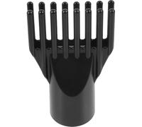 Toddmomy Accessoire Peigne de Sèche-cheveux Noir en Abs Résistant la Chaleur, Embout Droit Compatible pour Coiffure Professionnelle et Usage Domestique