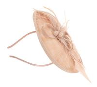 Toddmomy Accessoire pour Cheveux en Lin Imité Rose Fleurs et Voilette, Bandeau Élégant pour Fête Spéciale et Séance Photo