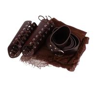 Toddmomy Accessoires De Costume Médiéval Cape De Brassards Et Ceinture Pour Cosplay
