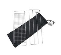 Toddmomy Acier Inoxydable pour Barbecue Extérieur Support de Cuisson et Rack Radiateur pour Pique et Camping Pratique pour Cuisson Uniforme et Durable