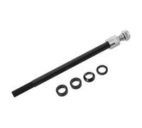 Toddmomy Adaptateur Axe Traversant pour Attelage de Remorque de Vélo en Alliage D'aluminium et Acier Inoxydable, Construction Robuste, Compatible Large, Longueur 121,5-142mm