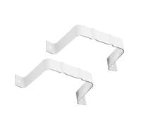 Toddmomy Adaptateur de Gouttière en Alliage d'Aluminium 2 Pièces Collier de Serrage, Support Caché pour Rallonge de Gouttière, Compatible Différents Systèmes de Drainage Extérieur