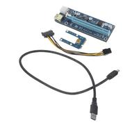 Toddmomy Adaptateur Mini Pci-e vers Pci-e Carte Graphique Externe USB Bleu pour Pc Portable Extension GPU Indépendante pour Mining et Station Accueil