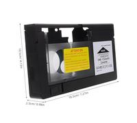 Toddmomy Adaptateur VHS-C pour Caméscope Conversion Vidéo Fiable et Compatible avec Cassette Vidéo Demi-Pouce Accessoire de Lecture pour Magnétoscope et Caméscope