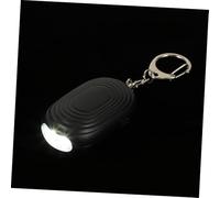 Toddmomy Alarme de Sécurité Personnelle Portable avec Lumière LED Alarme Urgence à Clé pour Garçon Fille et Adultes Protection Anti- Compacte avec Porte-clés Noir