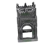 Toddmomy aménagement paysager d'aquarium Aquarium des ruines du château décor d'aquarium Décoration d'aquarium Décoration de Jardin Miniature château en résine pour Aquarium Chalet Aquarium