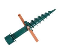 Toddmomy Ancre de Parasol en PE Vert pour Poteau de Parasol, Base Stable Renforçant la Sécurité, pour Terrasse et Plages Sablonneuses