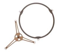 Toddmomy Anneau de Support pour Plateau Tournant de Micro-ondes en Métal, Installation Simple Rotation Fluide, Compatible Divers Modèles de Micro-ondes