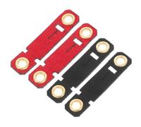 Toddmomy Anneaux de Patte pour Oiseaux 4pcs en Velours Solide avec Boucle Ajustable Légère pour Confort et Sécurité, Accessoires pour Propriétaires d'oiseaux en DIY