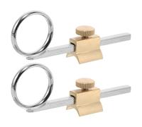 Toddmomy Anneaux de Poignée de Piston Métalliques 2 Pièces pour Trompette et Cornet Conception Ergonomique Adaptée aux Performances Jazz et Répétitions