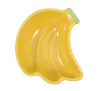 Toddmomy Assiette Céramique pour Animaux de Compagnie Distributeur de Nourriture Cartoon pour Hamster Support de Croquettes Refillable Fournitures pour Animaux Design Pratique et Facile à